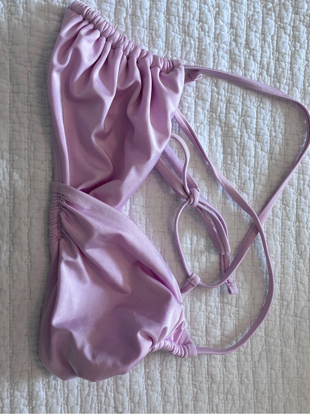 wild fable Pastel Lilac Triangle Bikini Top